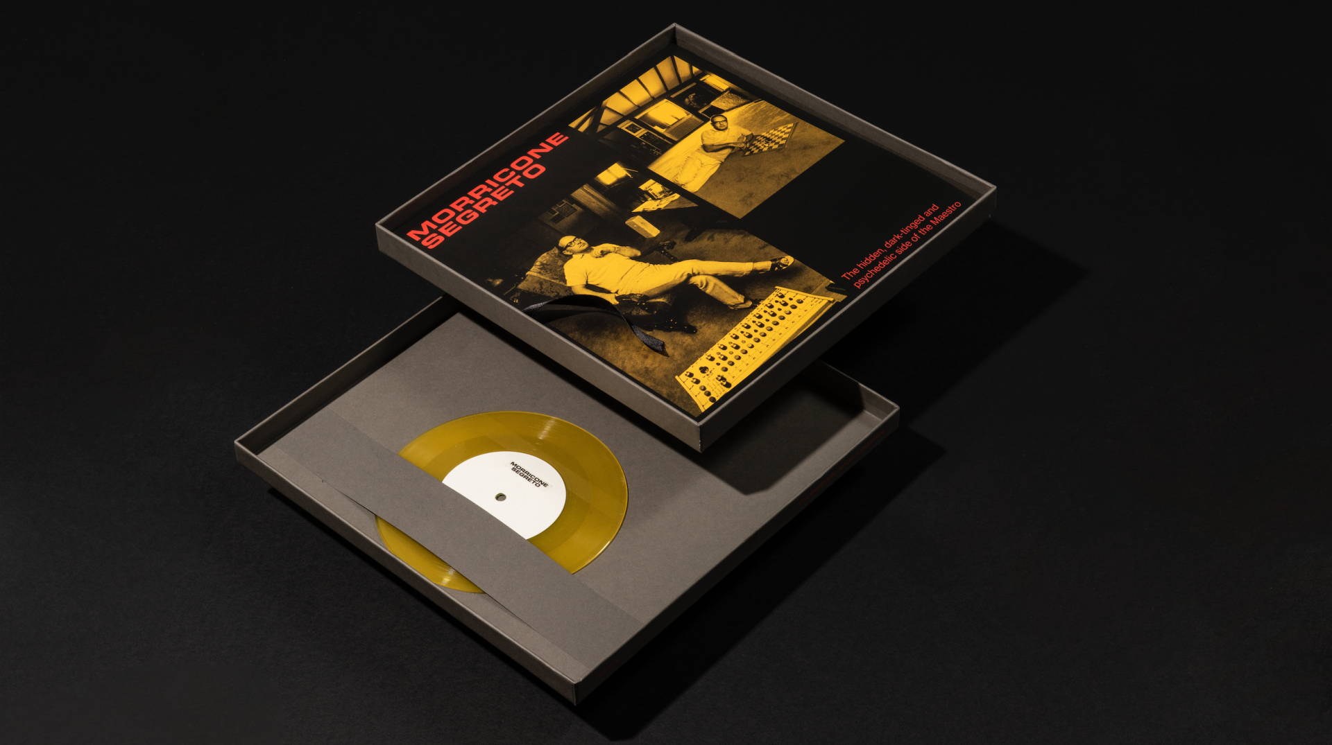 Morricone Segreto, Double LP, CD, Collectors Edition. Photography by Luciano Viti’s Archive
